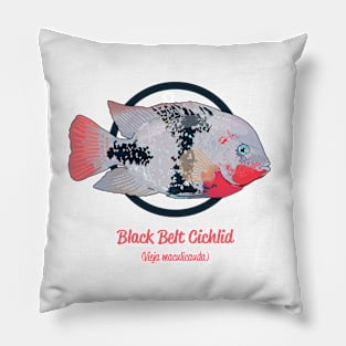 Black Belt Cichlid Pillow