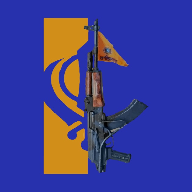 Khalistan AK47 by inkstyl