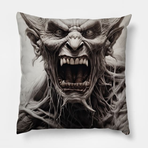 Ghoul 1 Pillow by obstinator