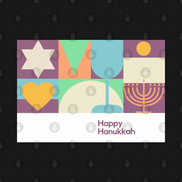 Happy Hanukkah Card by stickersbyjori