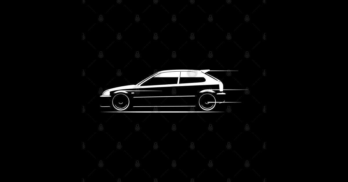 Civic EK9 Type-R 1997 - Civic Ek9 Type R 1997 - Sticker | TeePublic