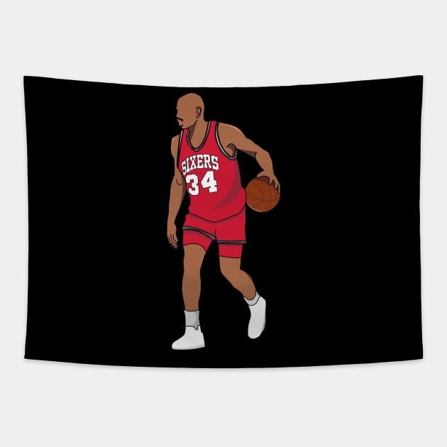 Charles Barkley Tapestry by souvenirmala