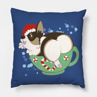 Peppermint Mocha Pup Pillow