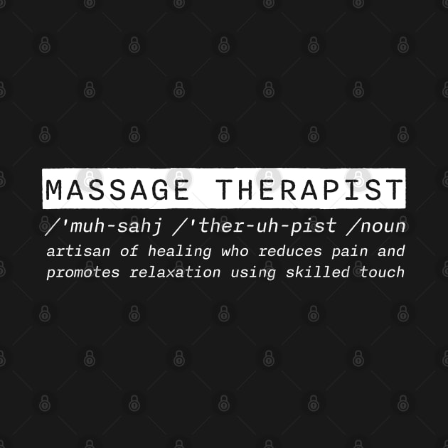 Massage Therapist by Swot Tren