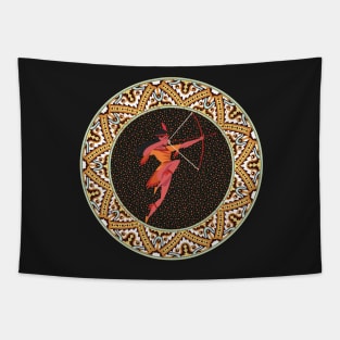 Native American Sioux Warrior Tapestry