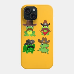 Cowboy Frog Phone Case