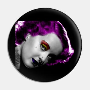 Bette Davis Tattoo Pin