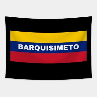 Barquisimeto City in Venezuelan Flag Colors Tapestry