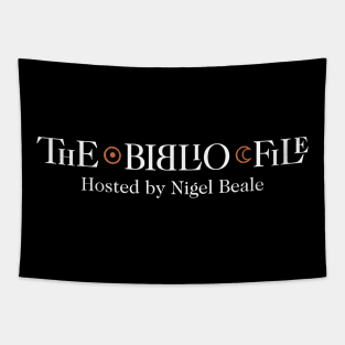 The Biblio File white Tapestry