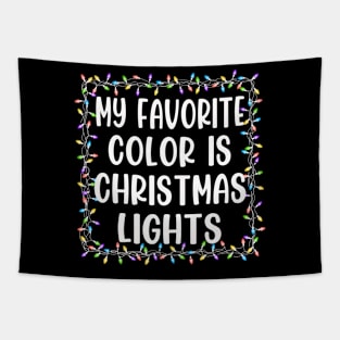 christmas lights - christmas lights matching family Tapestry