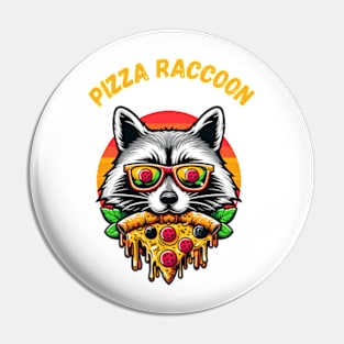 Pizza Raccoon Pin