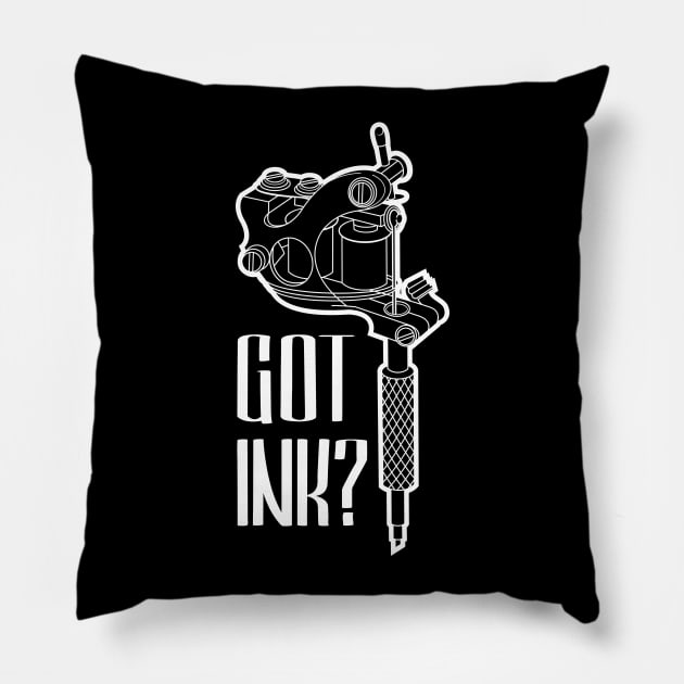 Tattoo Machine Pillow by Sergey