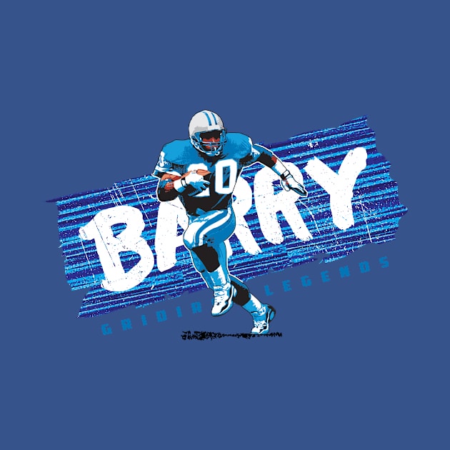 Barry Sanders tee t-shirt by goderslim