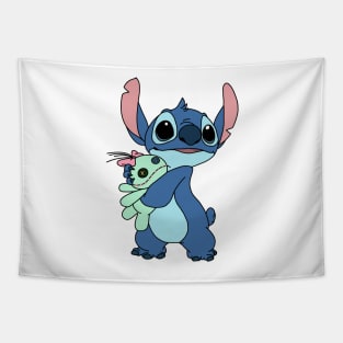 Cute Alien Cartoon Collection Tapestry