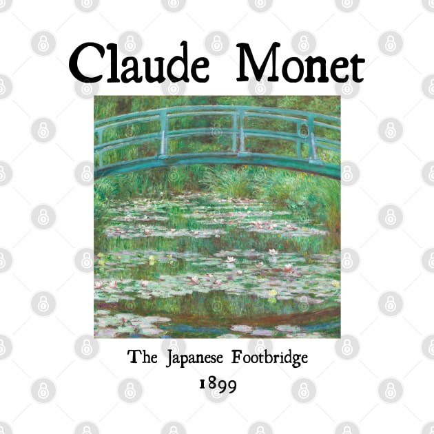 The Japanese Footbridge by Claude Monet by Cleopsys