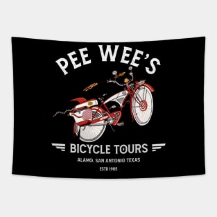 Pee Wee's Bicycle Rentals Tapestry
