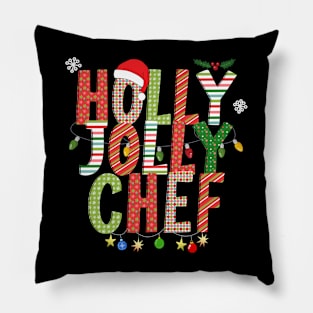 Holly Jolly Chef Pillow