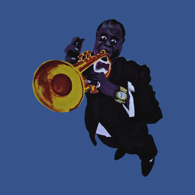 Disover Louis Armstrong - Jazz Musician - T-Shirt