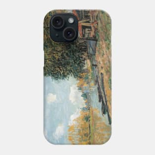 Moret- The Banks of the River Loing by Alfred Sisley Phone Case