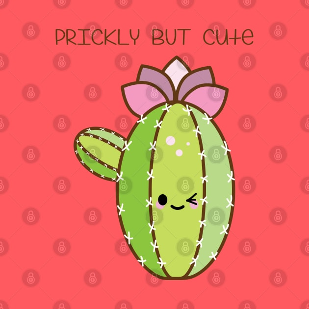 Funny Cactus by Mint Cloud Art Studio