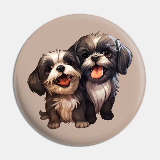 Puppy Pals: Shih Tzu Pin by Christfield