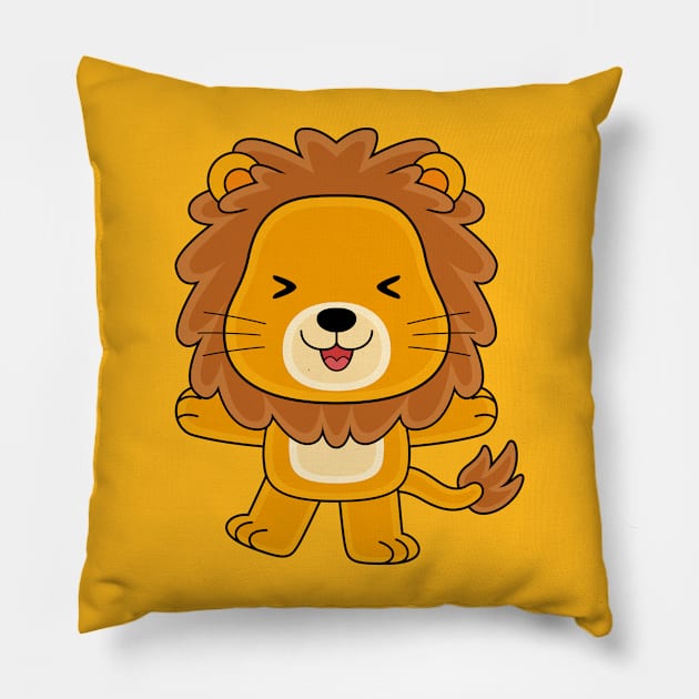 lion Pillow by MEDZ