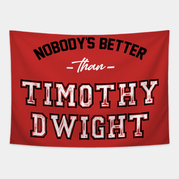 Nobody's Better (red) Tapestry by Dave Rubin