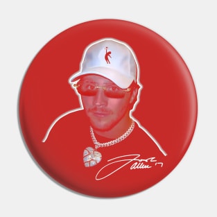 Josh Allen Funny Meme, Buffalo Football Retro Pin