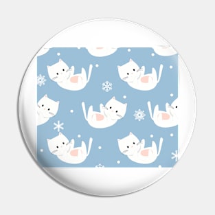 Cats pattern Pin