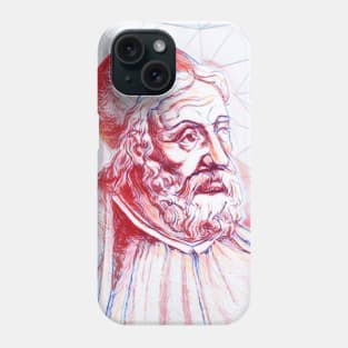 Al Tabari Portrait | Al Tabari Artwork | Line Art Phone Case