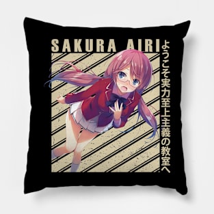 Suzune Horikitas Intelligence Unleashed - Classroom of Shirt the Elite Pillow