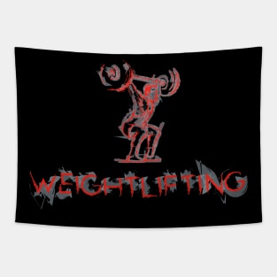 weight lifting Tapestry