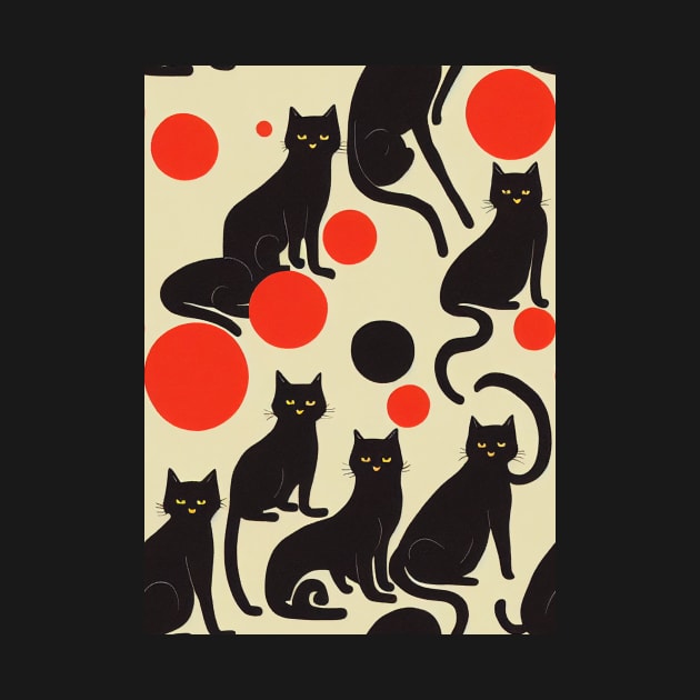 Black Cats for Cat lovers. Perfect gift for National Black Cat Day, #12 by Endless-Designs