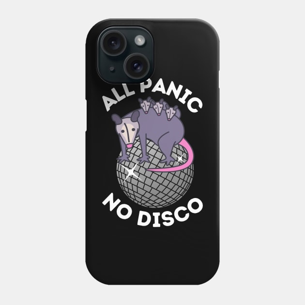 No Panic All Disco Opossum Lover Phone Case by Teewyld