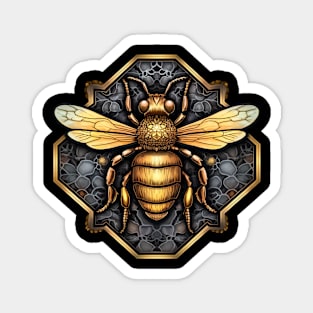 Gold Bee Magnet