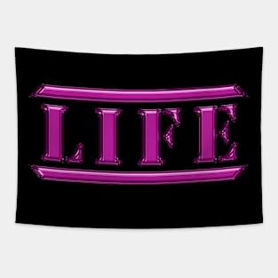 Life Pink Tapestry