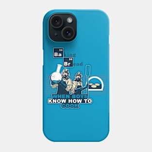 Baking Bread - blue Phone Case