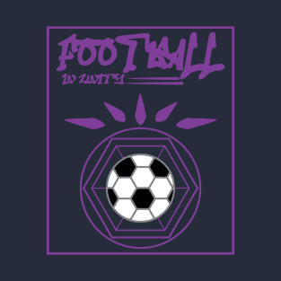 Football - Soccer In Unity Purple T-Shirt