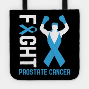 Fight Prostate Cancer Awareness Month Day Survivor Ribbon Tote