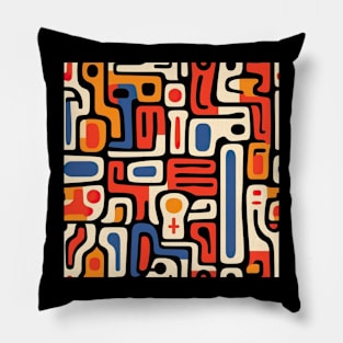 Geometric Popart Design Pillow