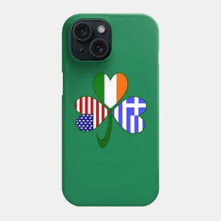 Greek Irish USA Shamrock Phone Case