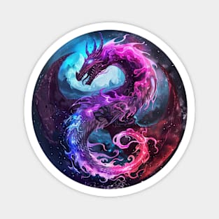 Lunar Guardian: Moonlit Dragon Crest Magnet