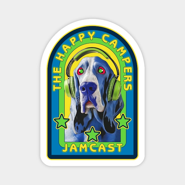 THC Jamcast - Distraught Doggie Magnet by rt-shirts