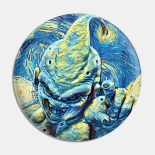 Majin Buu Van Gogh Style Pin