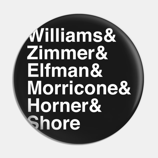 Helvetica Composers Pin by Woah_Jonny