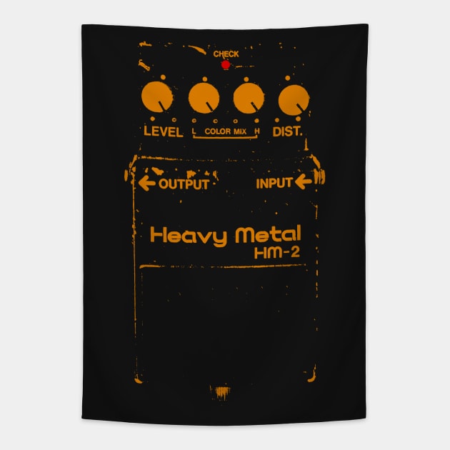 Chainsaw Guitar Pedal (Boss HM-2) Tapestry by Neslepaks