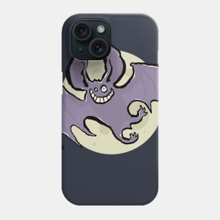 The moon and bat Phone Case