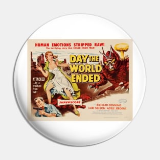 Day The World Ended Creature from Hell Classic Film Vintage Movie Pin