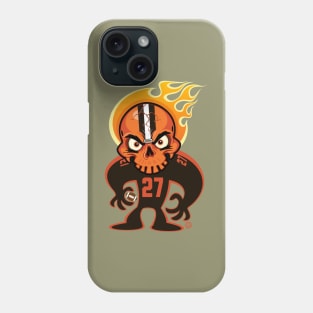 Go Browns SkullyDawg 27 Phone Case