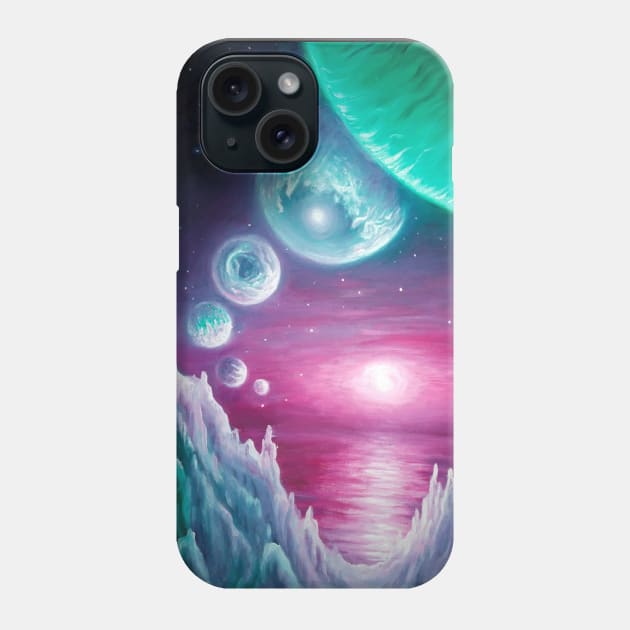Trappist-1 exoplanets Phone Case by CORinAZONe